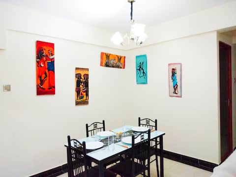 Sun splashed apartment, Netflix, gym and parking