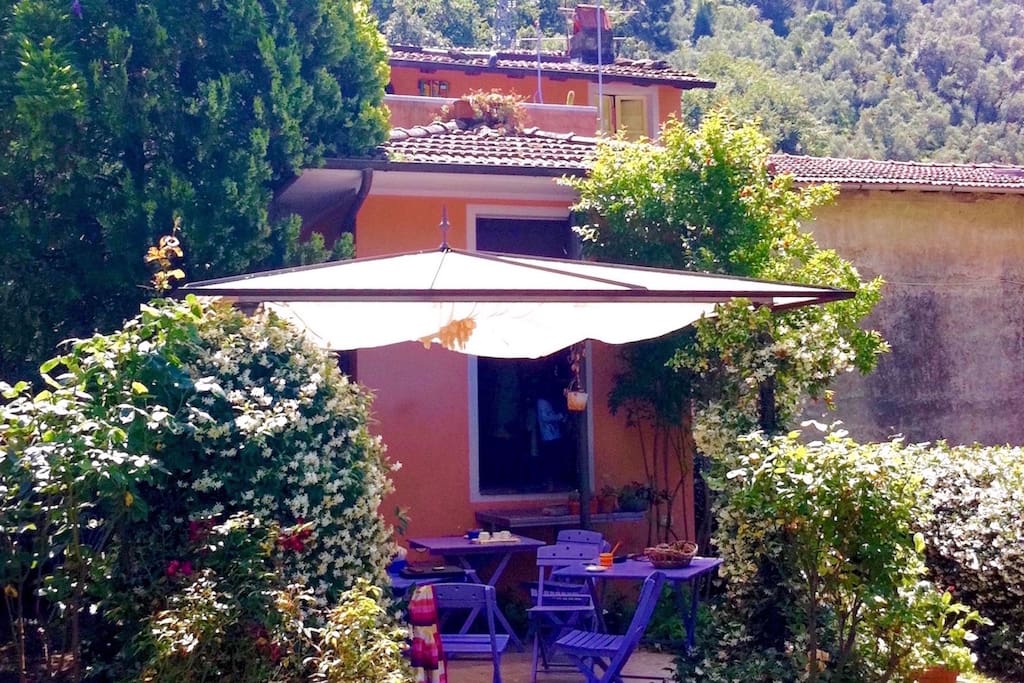 The nearest porch