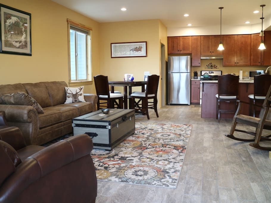 Living Area to Kitchen