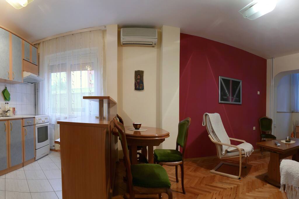 Kitchen & Living room