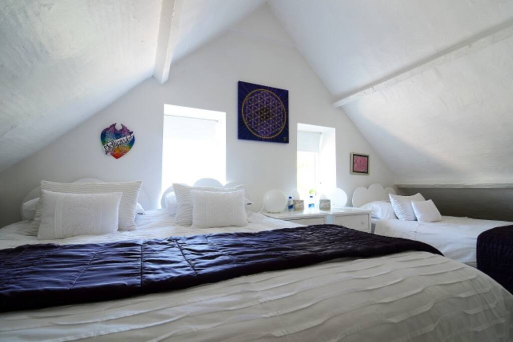 The Melchizadek Room with one king size and one single bed