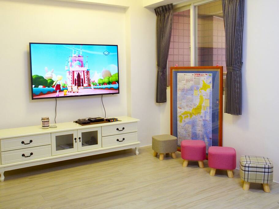 客廳55"智慧電視