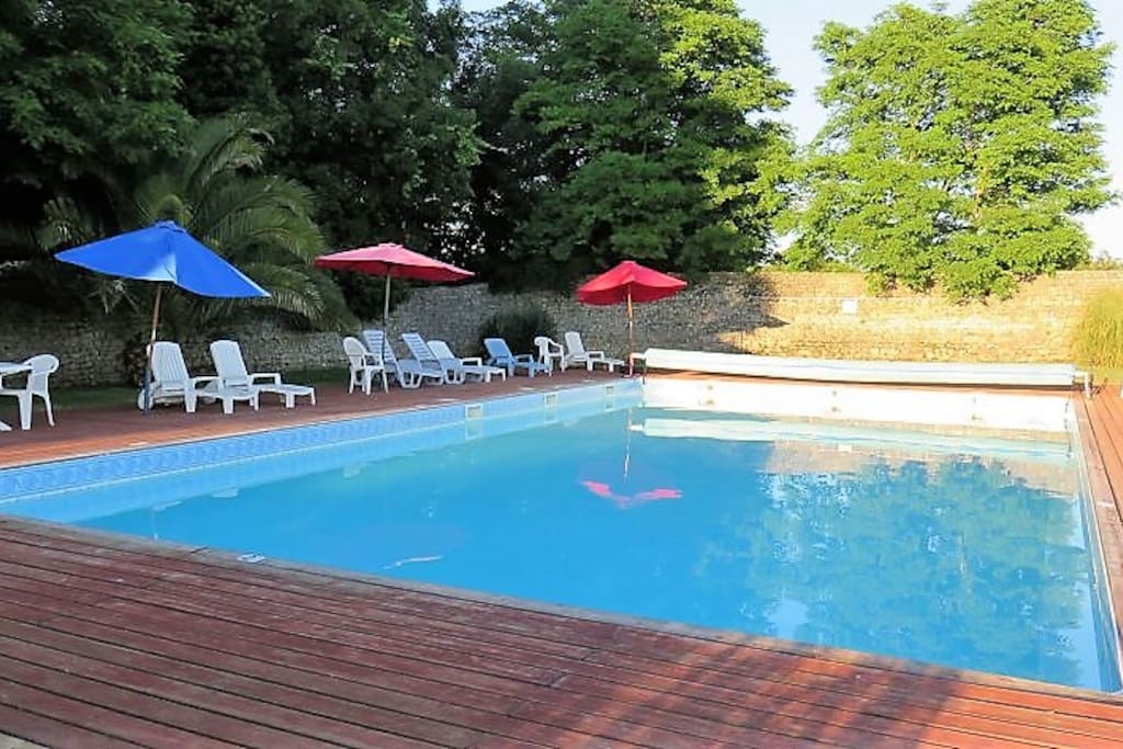 solar heated pool