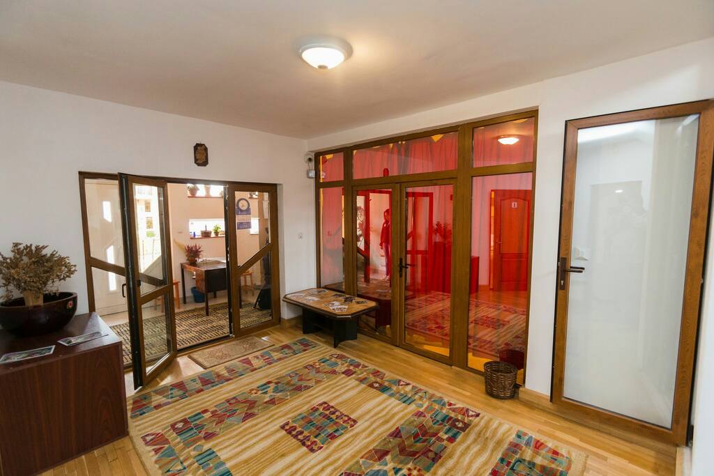 The main entrance hallway