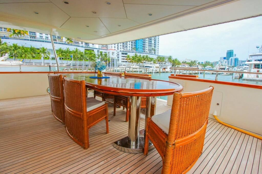 Aft Deck dining area