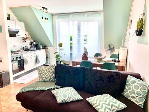 Cottbus-Apartments: Green - Center & Balcony