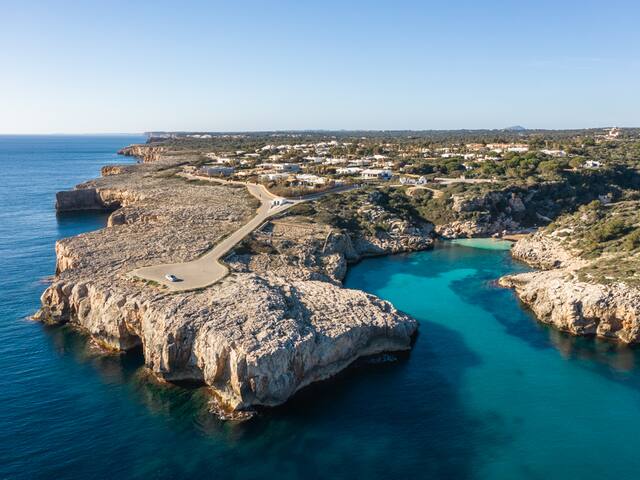 Villa with pool and sea views, Binidalí, Menorca