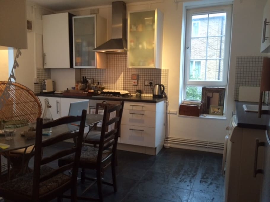 Kitchen and dinning area