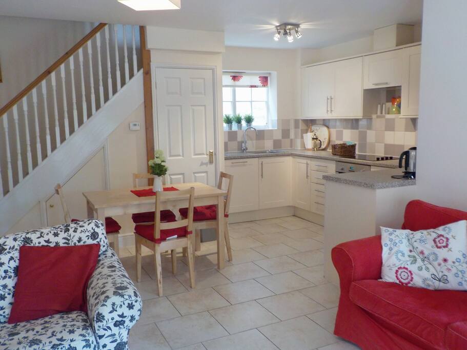 Open plan living area
