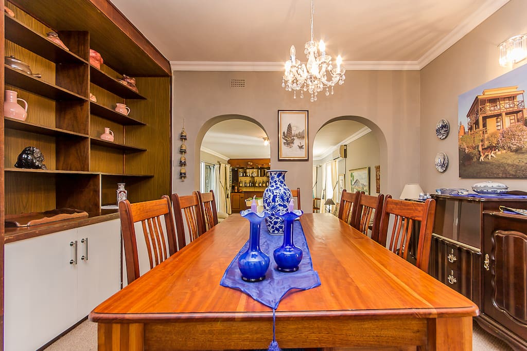 Dining Room leading from kitchen to living room