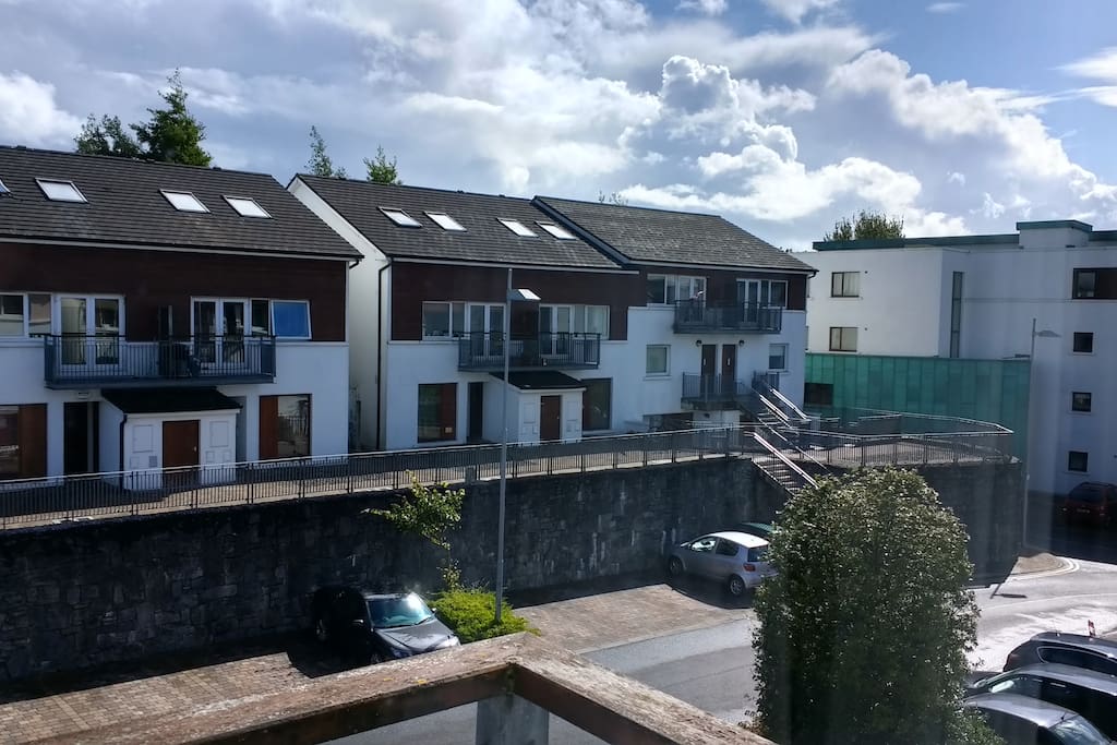 A view of the neighbourhood from the balcony
