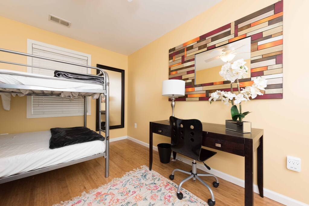Sitting Area to use Laptop or charge devices with USB Charging Stations