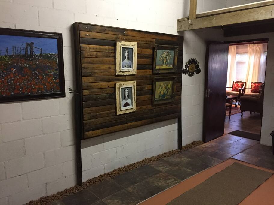 Entrance from garage