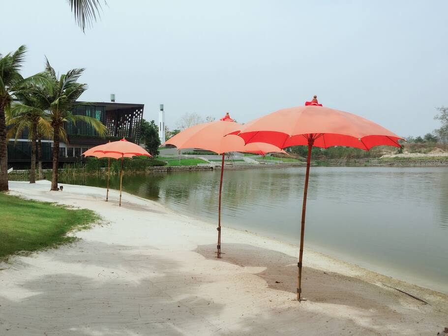 Mini beach in Condo