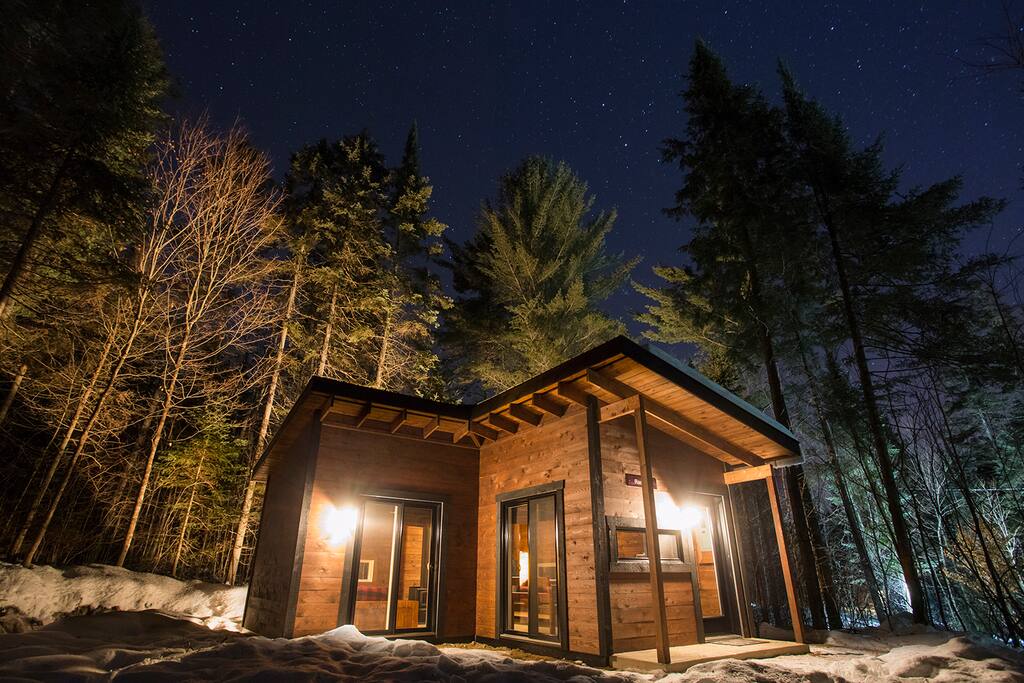 Extérieur de la cabane
