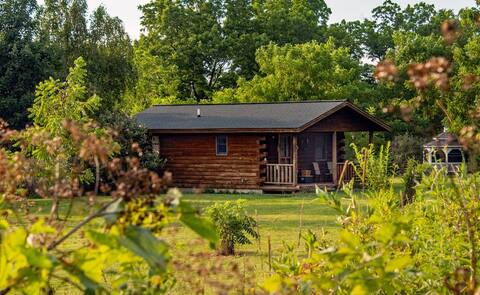 Dog friendly cabin w/ private hot tub & breakfast