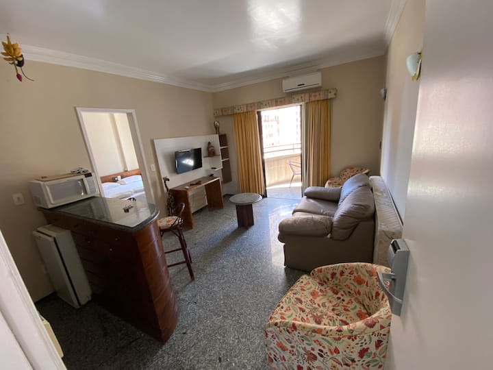 Flat Mobiliado 200m Da Praia Em áRea Nobre - Fortaleza