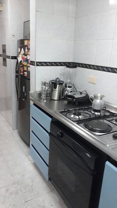 puedes usar toda la cocina
