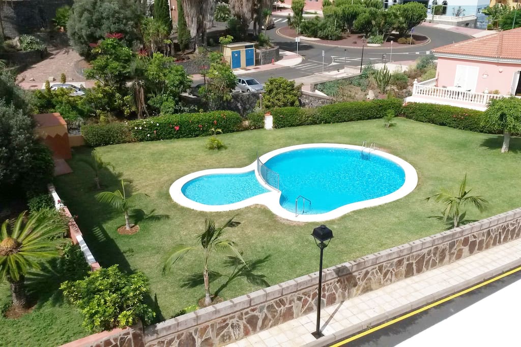 Las vistas desde la terraza son muy bonitas