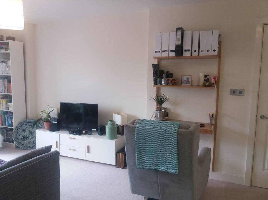 bright and spacious open plan living room