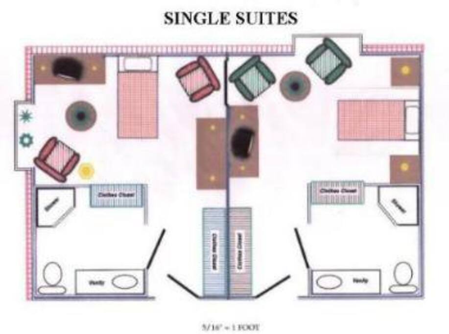 single unit layouts