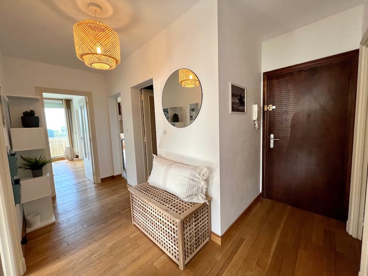 Surf Lodge Tout éQuipé & Confort Face à La Mer - 벨르-일르-엉-메흐