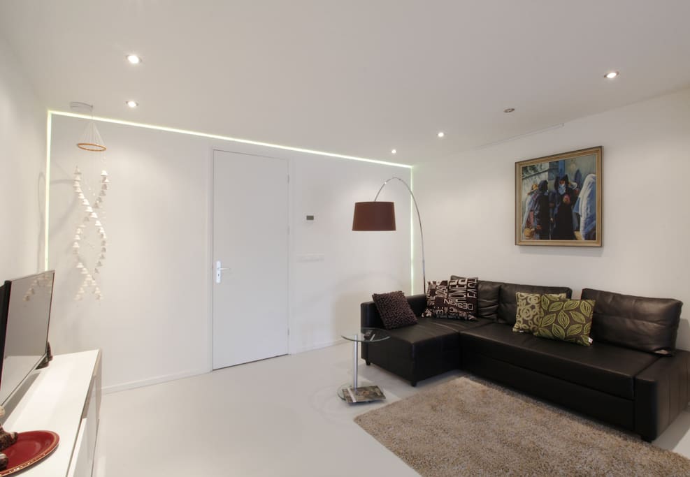 Living room
with double sofa bed
