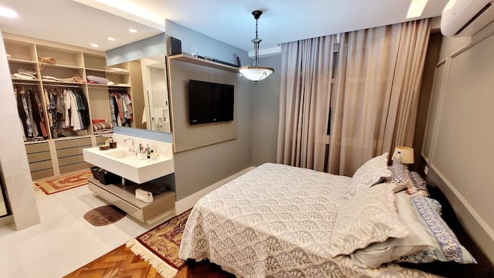 Copacabana Roomy Apartment Near The Beach C107a - Rio de Janeiro