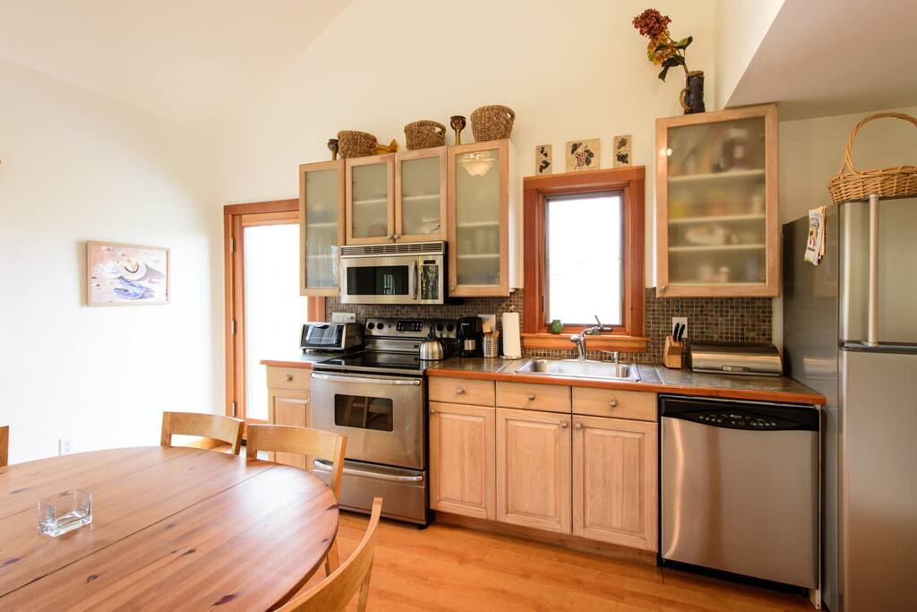 Kitchen, dining