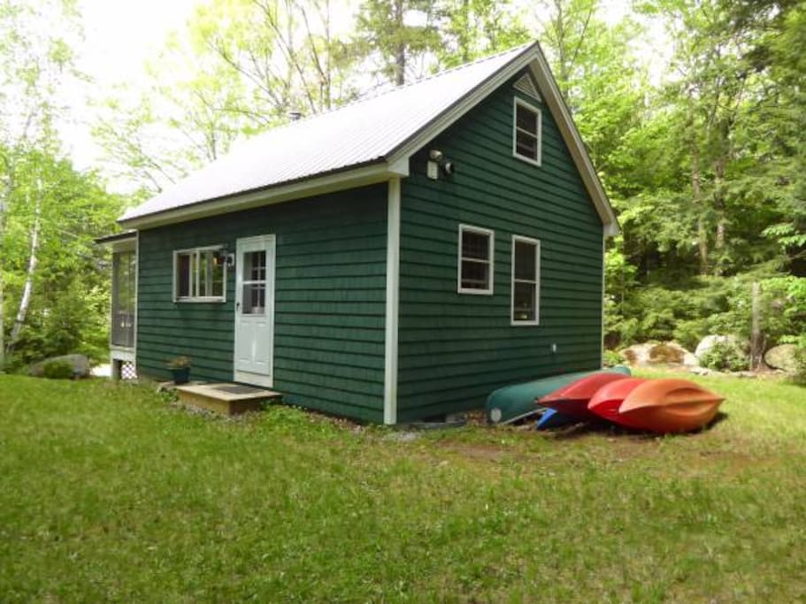 You will have access to several kayaks and a canoe.