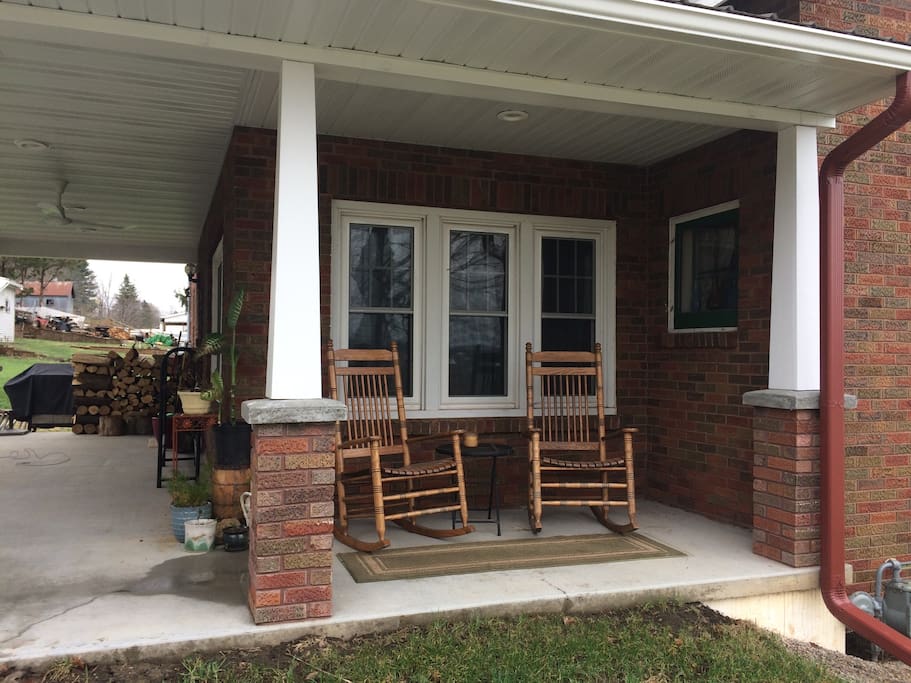 Rocking chairs on the porch are always a good idea.