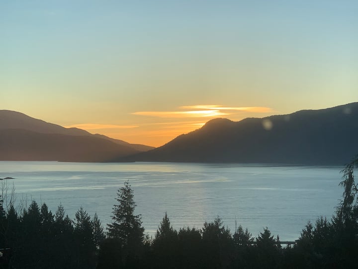 Overlooking Salish Sea with Finnish Sauna & HotTub