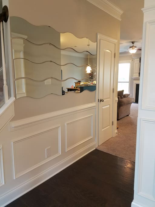 Hallway at front door entrance