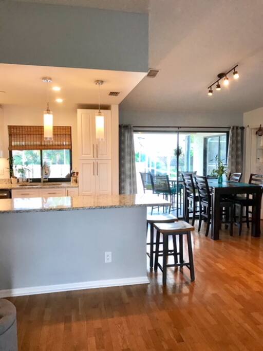 Dining room and Kitchen