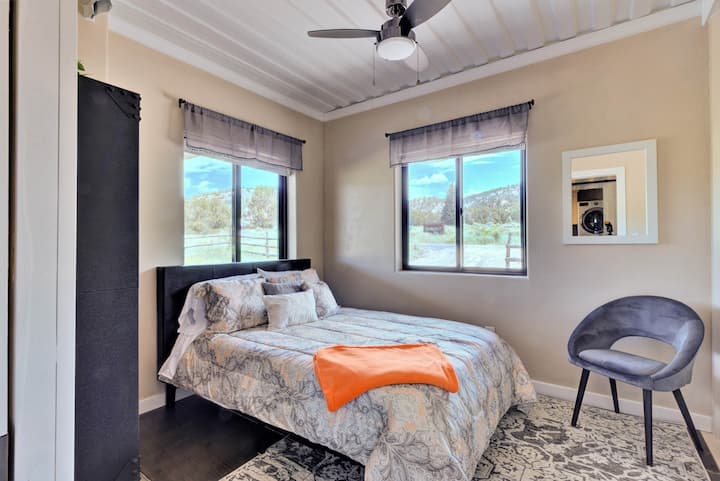 Exquisite first floor bedroom #2 with a  natural view. 