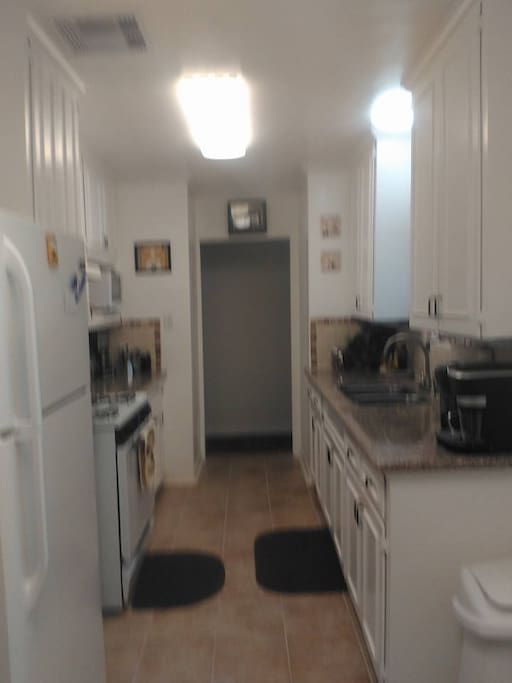 Completely stocked kitchen