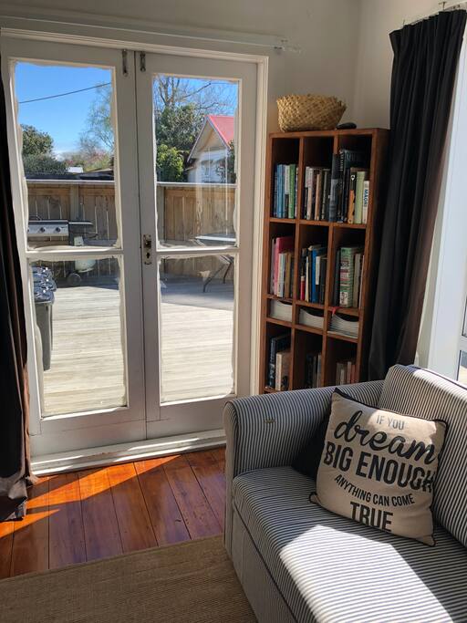 SUNROOM OPENS ON TO DECK