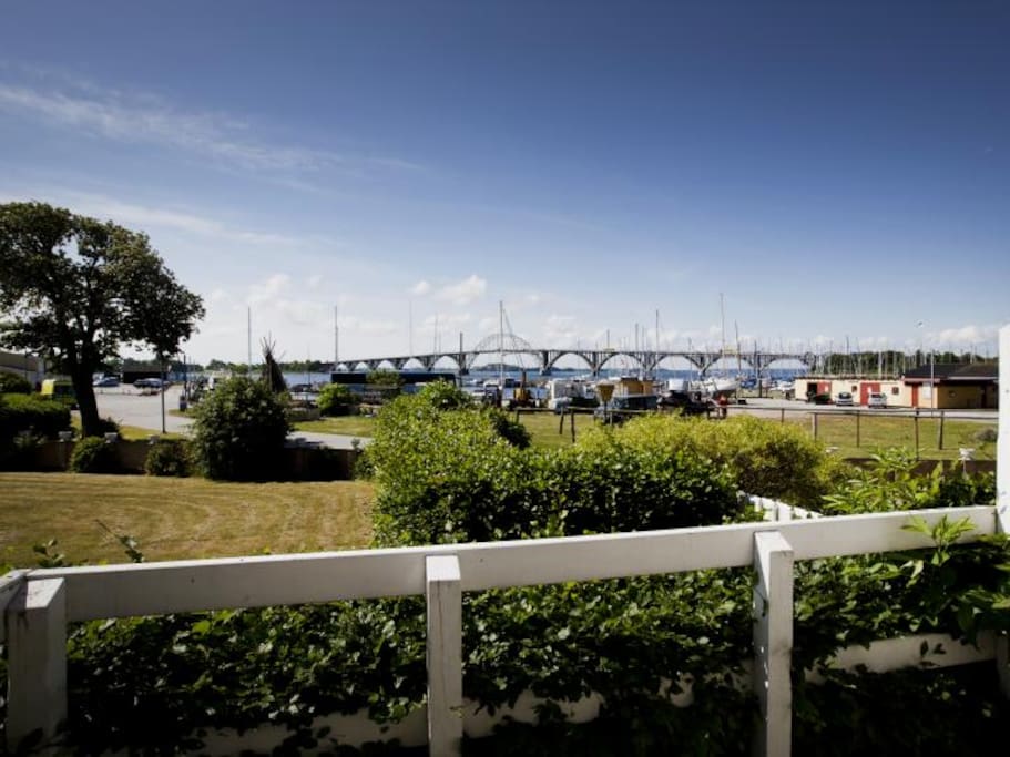 Fantastisk udsigt fra privat terrasse
