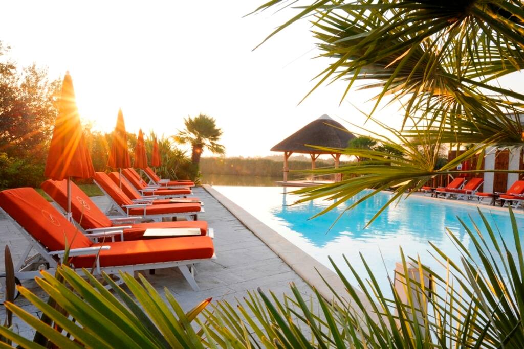 Piscine extérieure chauffée