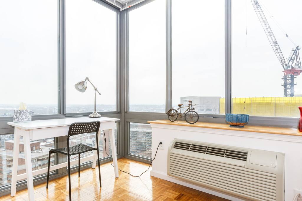 Floor to ceiling windows