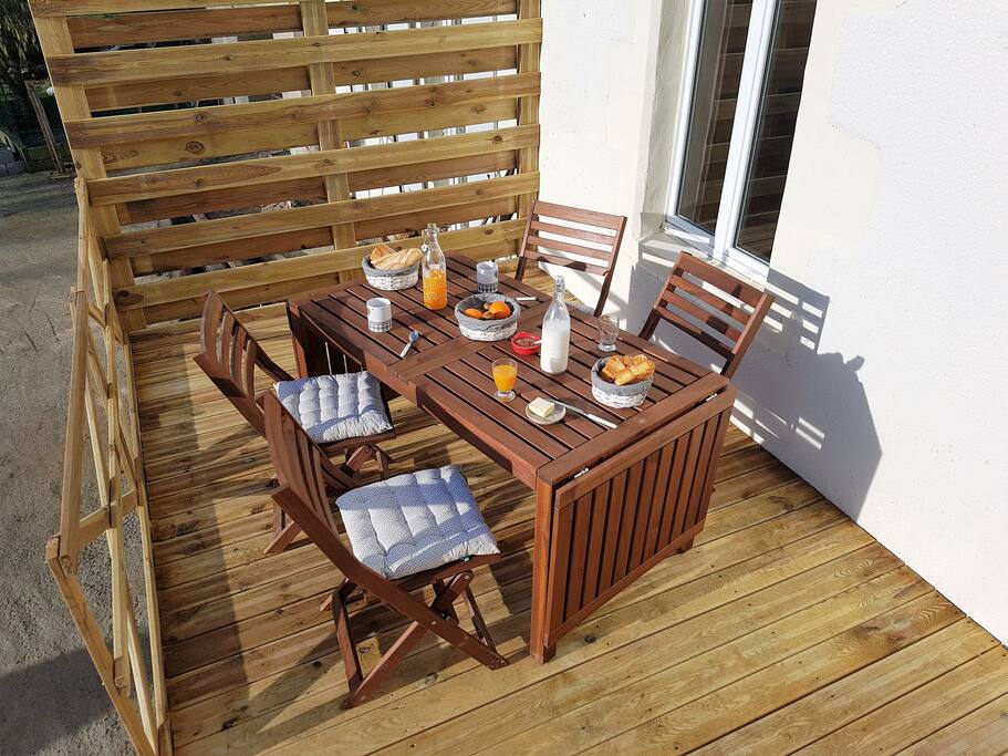 terrasse privatisée