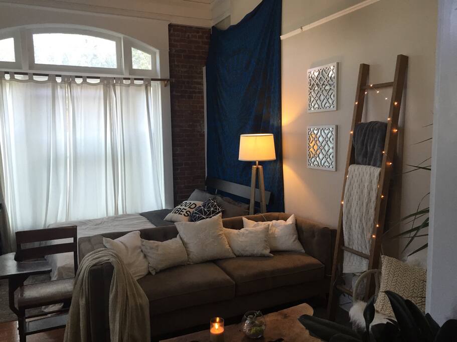 Cozy seating area