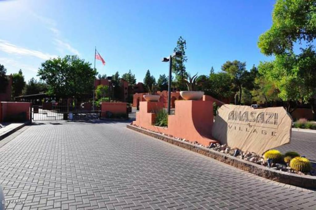 Gated entrance