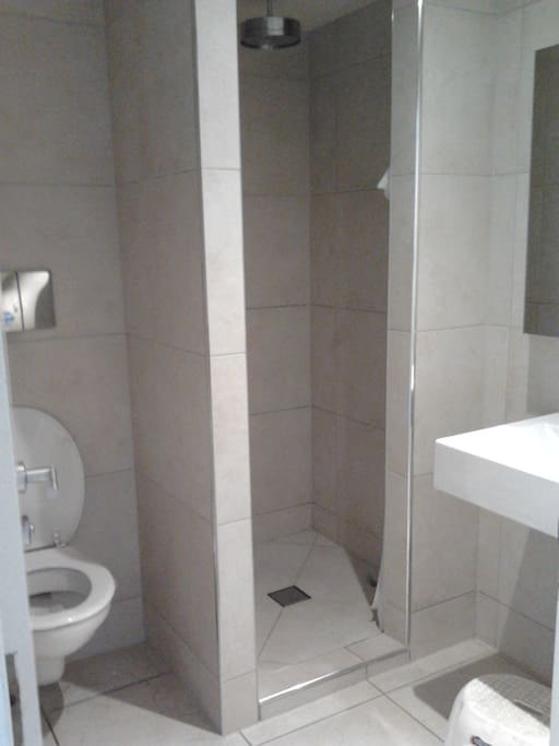 Shower exclusive for guests.