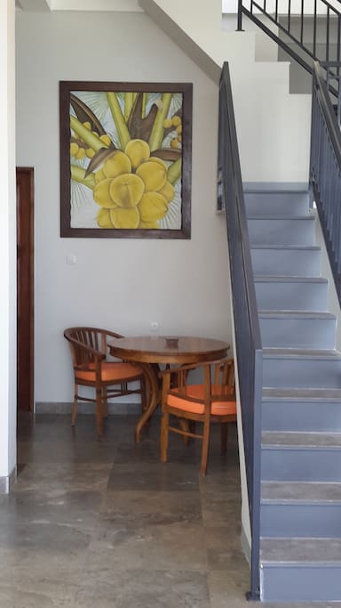 Corner room sitting area.