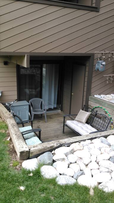 shared patio space