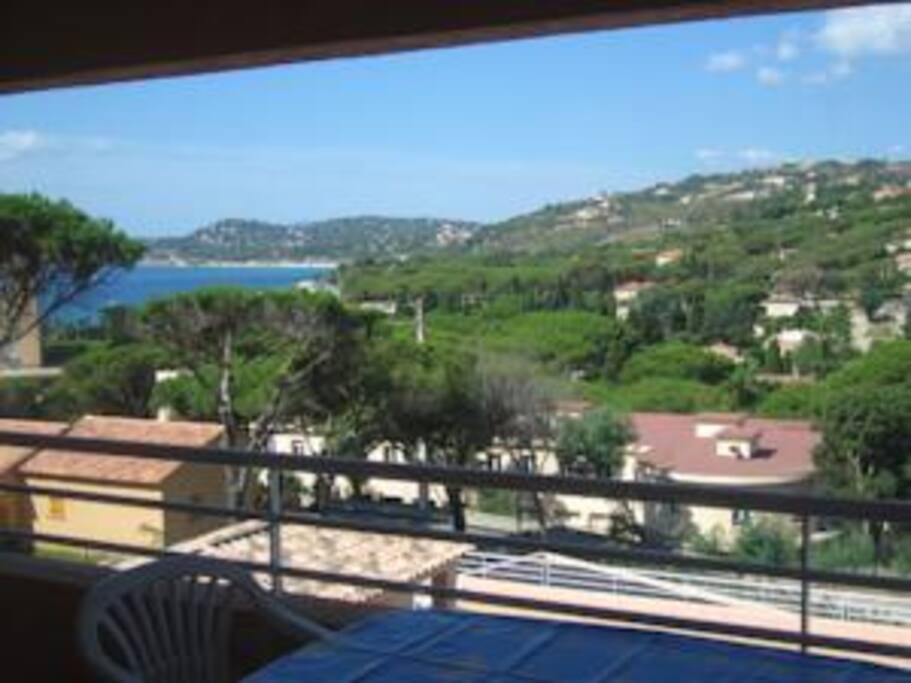 Vue mer de la terrasse