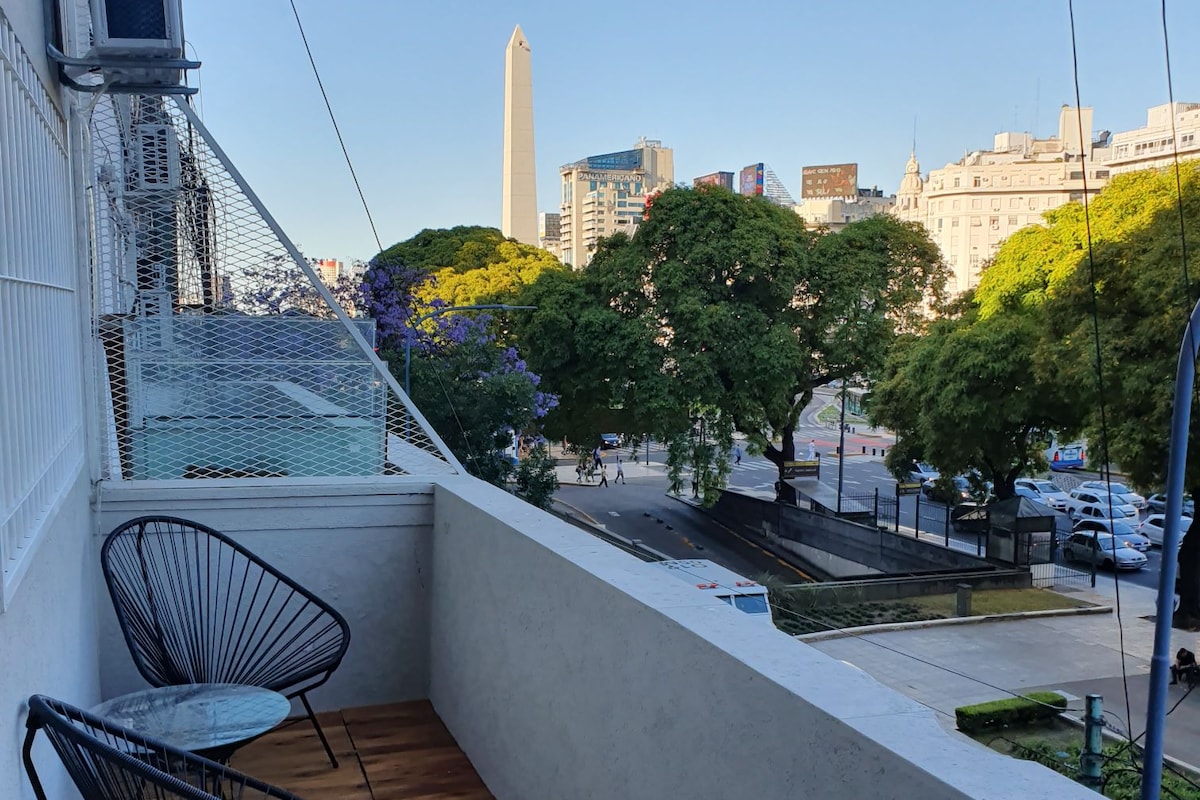 Departamento de 3 ambientes con balcón en San Nicolás