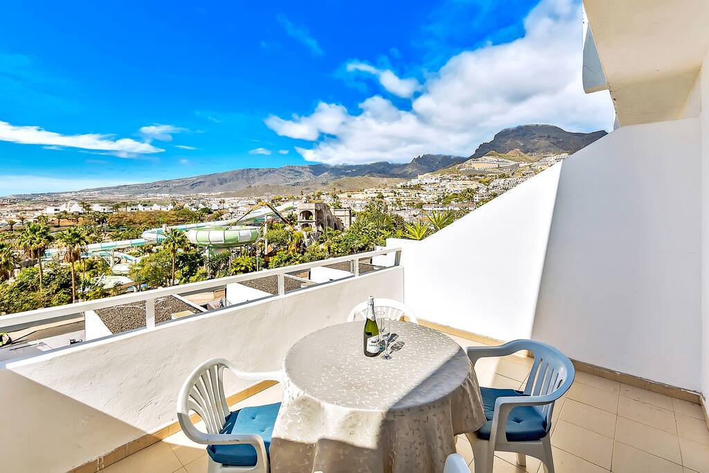 Terrace and Mountains Views
