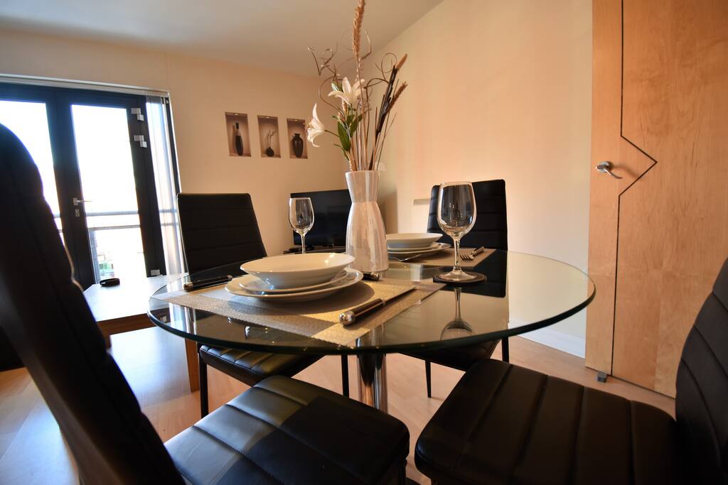 comfortable dining area
